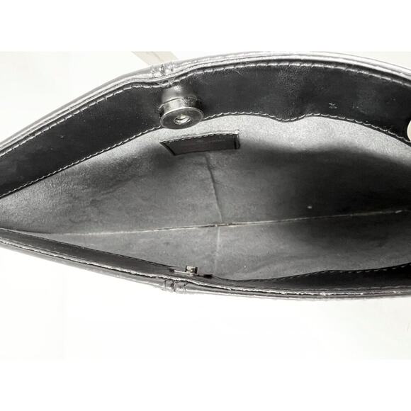 Louis Vuitton Demi Lune Epi Leather Black Shoulder Bag Fixed Strap - Picture 6 of 9